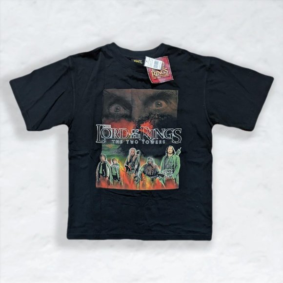 The Lord of the Rings "The Two Towers" Official 2002 BOYS Size T-Shirt - Picture 1 of 3